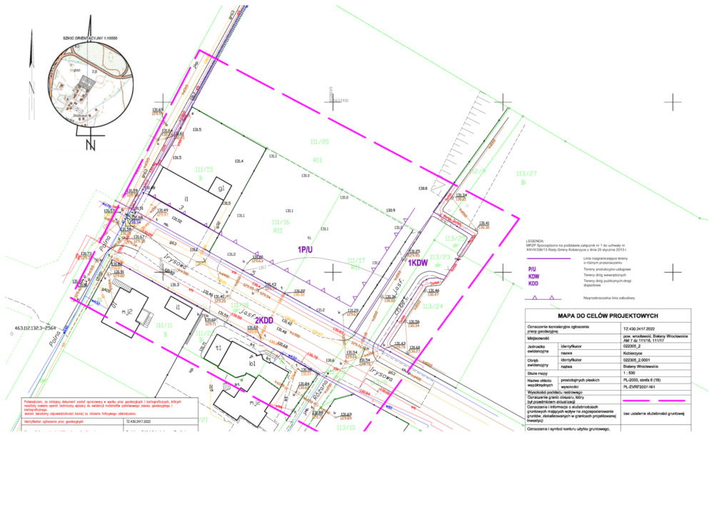 działka budowlana na sprzedaż bielany wrocławskie gmina kobierzyce