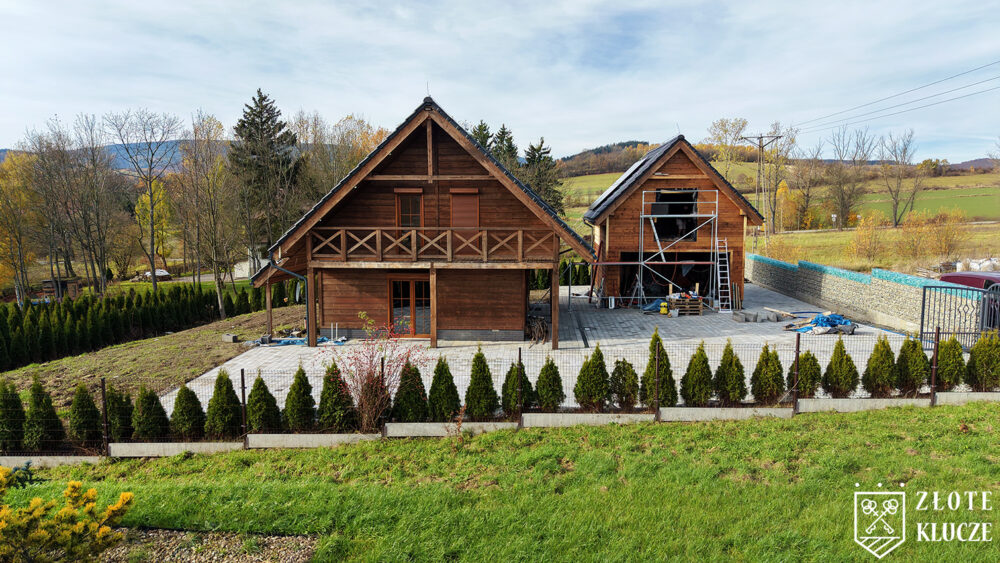 dom w Miszkowicach widok od frontu