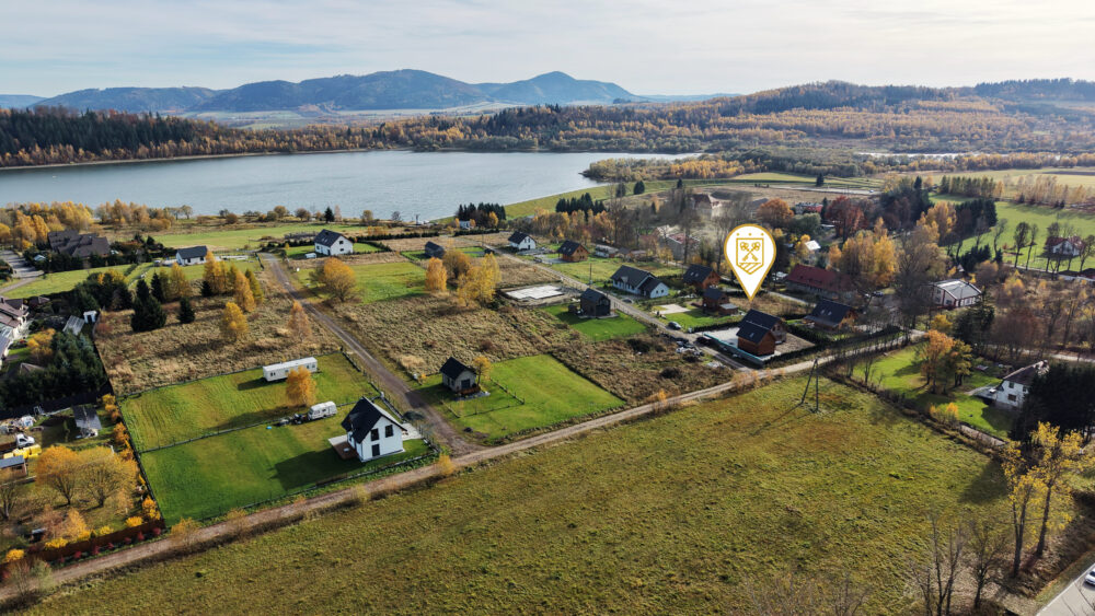 Miszkowice widok z drona